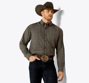 Ariat Mens Pro Series Benjamin Classic Fit Long Sleeve Shirt